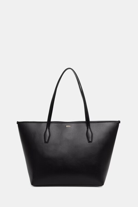 BOSS shopper torba ženska iz umetnega usnja Sandy Zip Shopper črna 50567622