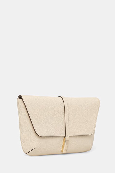 BOSS kopertówka damska skórzana REAH CLUTCH biała 50567621