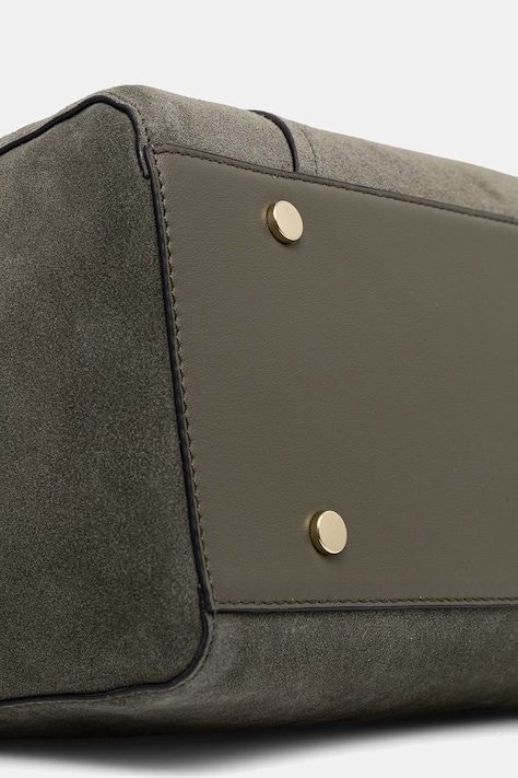 BOSS shopper γυναικεία δέρμα σουέτ BOSS REVERS TOTE S πράσινο 50567606