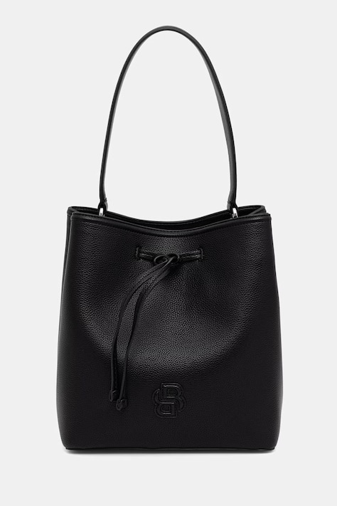 BOSS kabelka dámska z imitácie kože Anett Drawstring čierna 50567602
