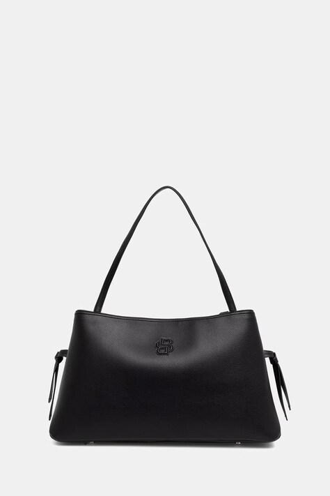 BOSS torebka shopper damska z imitacji skóry Anett NewShape Tote czarna 50567597