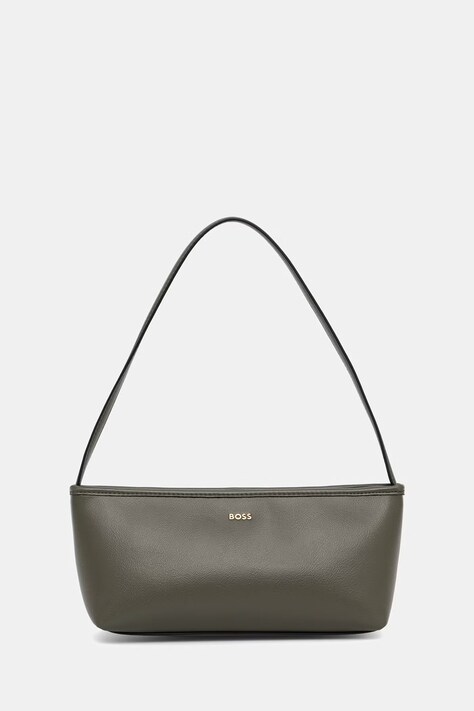 BOSS torebka damska z imitacji skóry Sandy EW Sh Bag zielona 50567590