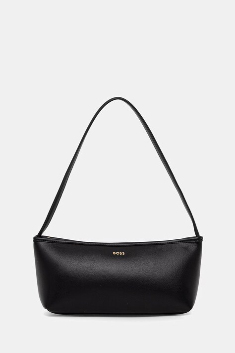 BOSS torebka damska z imitacji skóry Sandy EW Sh Bag czarna 50567590