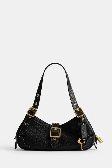 Coach torebka damska skórzana Small Drifter Bag czarna CFM45