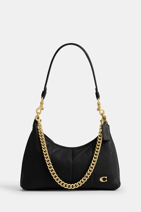 Coach torebka crossbody damska skórzana Soft Quilted Juliet Shoulder Bag 25 brązowa CDZ65
