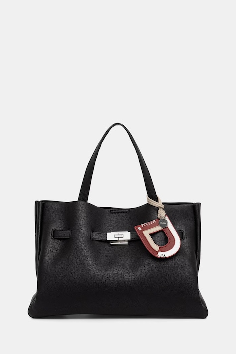 DKNY torebka shopper damska z imitacji skóry czarna R62DAK43