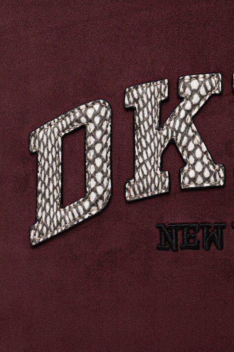 DKNY сумка крос-боді жіноча з імітації замші — фото 4