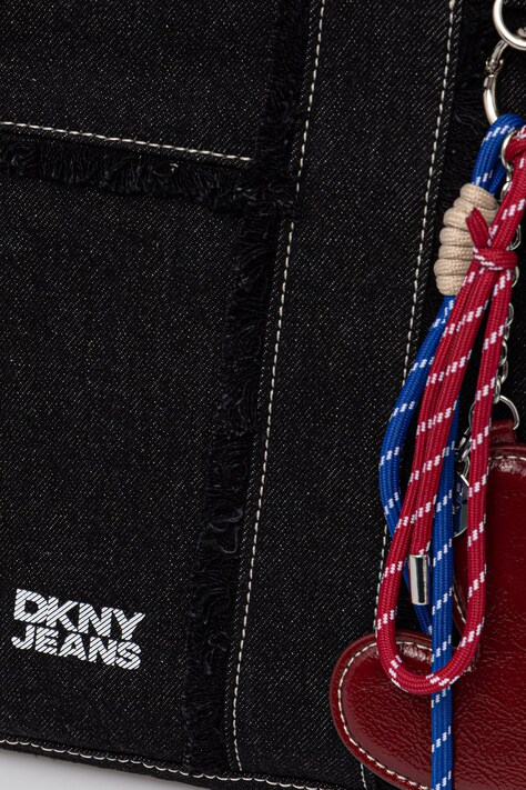 DKNY сумка-шопер жіноча джинсова — фото 5