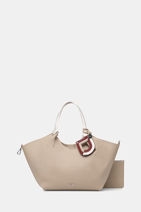 DKNY geantă pentru femei, cu imitație de piele PAULA bej R62AAE49