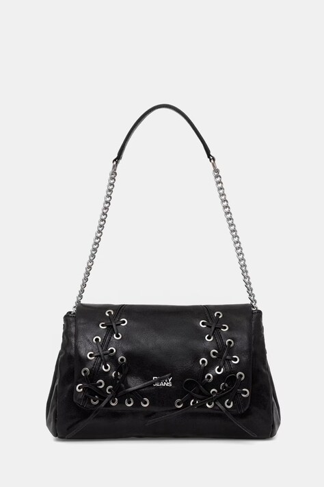 DKNY torebka damska z imitacji skóry czarna R623ZR44