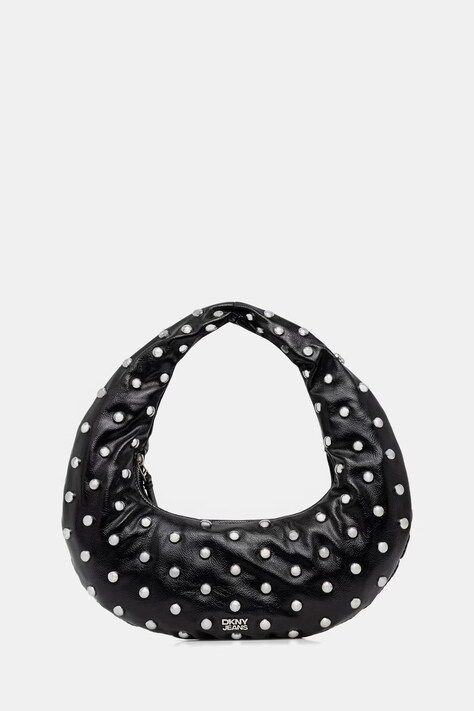 DKNY torebka hobo damska z imitacji skóry KATYA czarna R623XR42