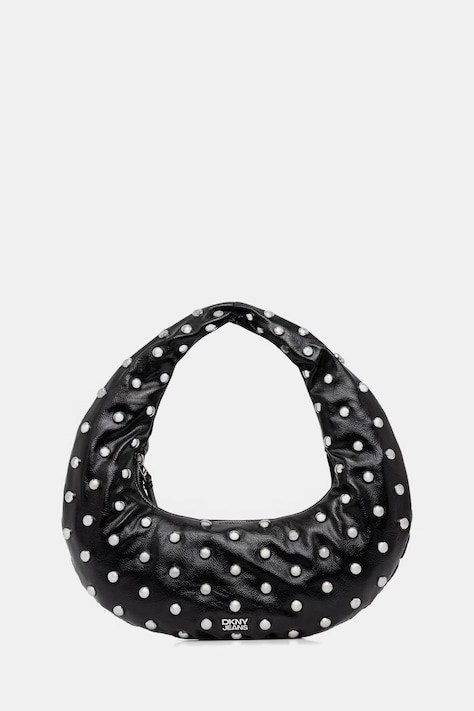 DKNY torebka hobo damska z imitacji skóry KATYA czarna R623XR42