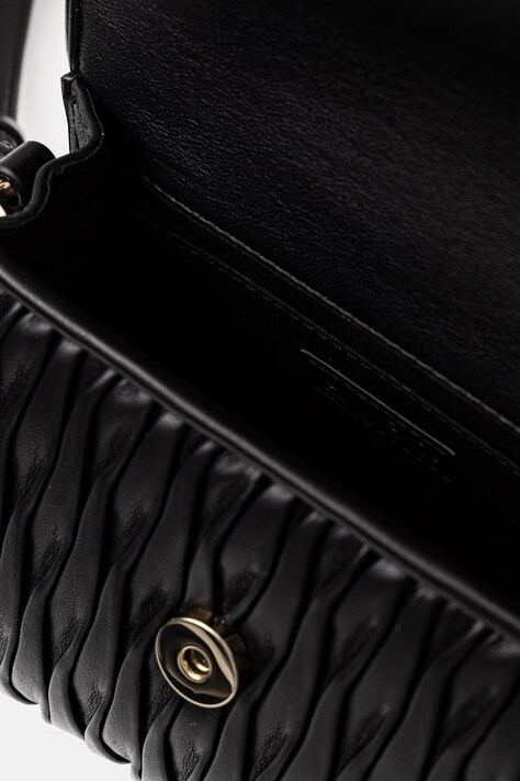 HUGO сумка крос-боді жіноча зі штучної шкіри Clioh M_Top Handle — AW26-TODZWB, чорний — фото 5