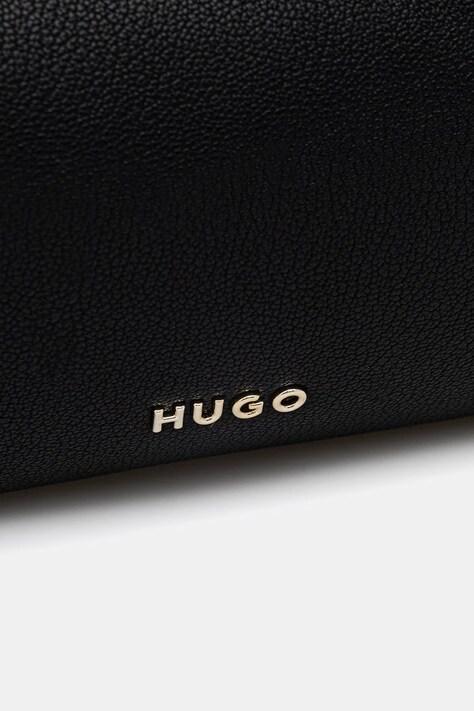 HUGO сумочка hobo жіноча зі штучної шкіри Brielle_Hobo — AW26-TODZWE, чорний — фото 3