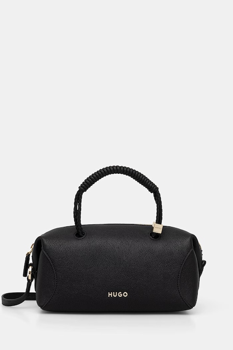 HUGO geantă crossbody pentru femei cu imitație de piele Brielle Tote SM neagră 50568011