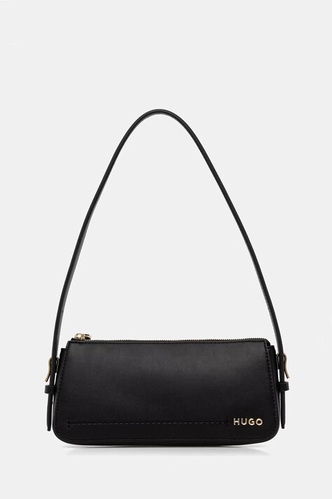HUGO torebka damska z imitacji skóry Yorih_Hobo czarna 50567718