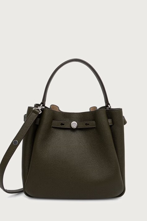 Tory Burch tote torba za žene kožna Romy zelena 166982