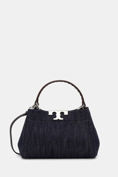 Tory Burch torebka damska jeansowa Eleanor granatowa 182874