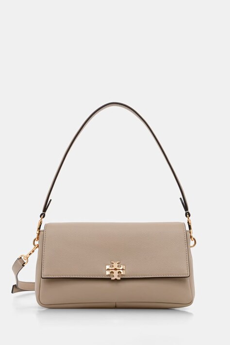 Tory Burch torebka crossbody damska skórzana Charlie beżowa 180725