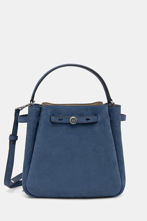 Tory Burch torebka damska skórzana Romy niebieska 182904