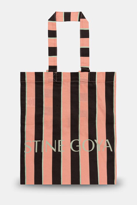 Stine Goya torebka tote damska bawełniana różowa SG-PF26-A016-2285