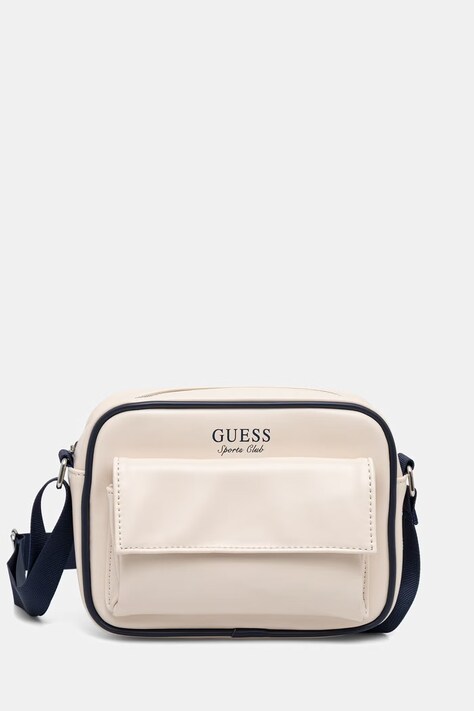 Guess чанта crossbody дамска от имитация на кожа HOSHI бежова V6YZ04 W3009