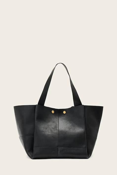 AllSaints torebka shopper damska skórzana ROSALIE czarna W713XD