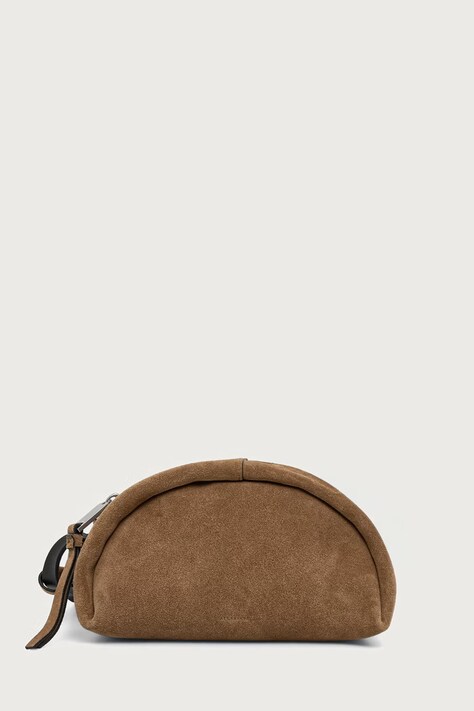 AllSaints Crossbody kabelka dámská semišová ROSALIE žlutá W711XD