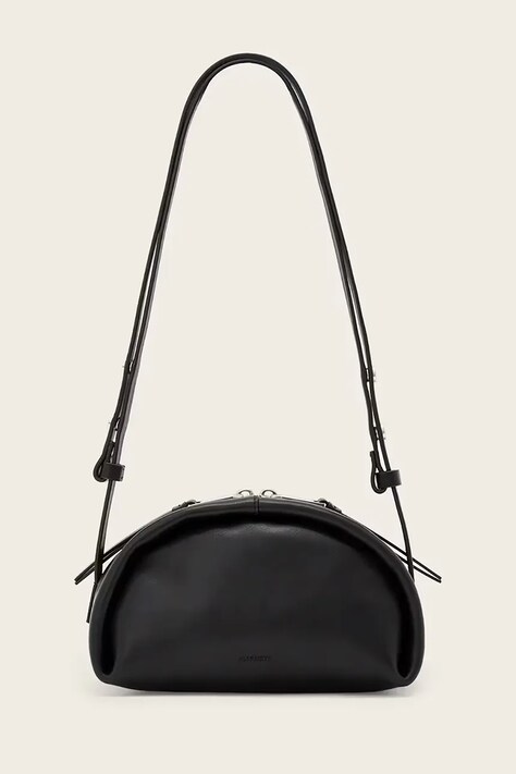 AllSaints Torebka crossbody damska skórzana ROSALIE czarna W710XD