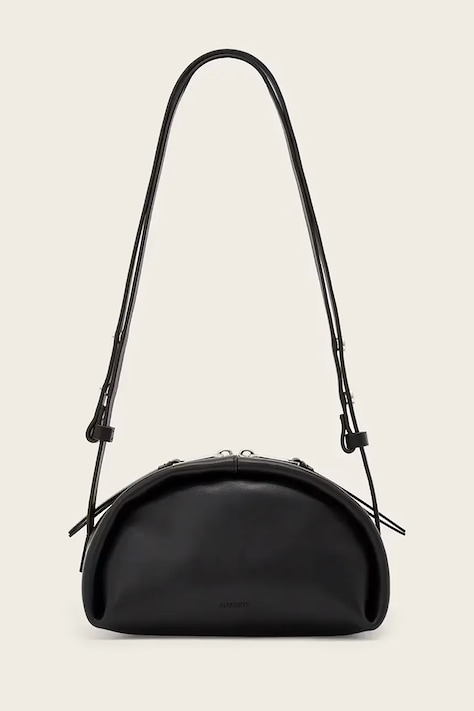 AllSaints Torebka crossbody damska skórzana ROSALIE czarna W710XD