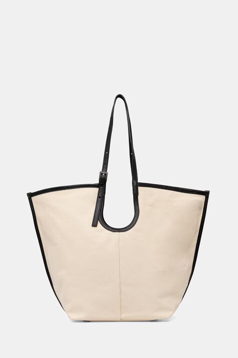 AllSaints torebka shopper damska ARA beżowa W373XE
