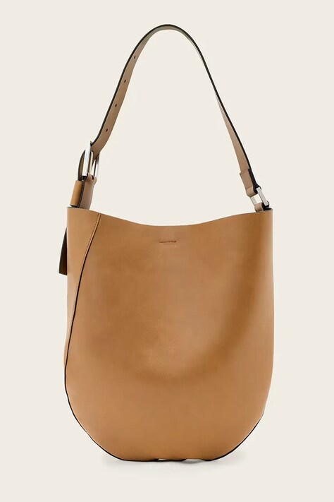 AllSaints torebka tote damska skórzana LUNA brązowa W349XE