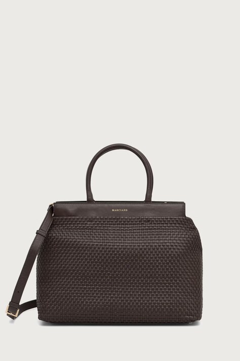 Marciano by Guess shopper torba ženska usnjena YULIA rjava G6YZ06 L0145