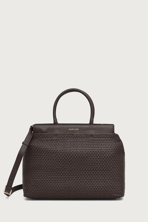 Marciano by Guess shopper torba ženska usnjena YULIA rjava G6YZ06 L0145