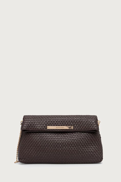Marciano by Guess klasična torbica ženska usnjena VICTORIA rjava G6YZ05 L0144