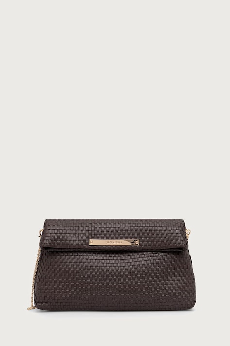 Marciano by Guess klasična torbica ženska usnjena VICTORIA rjava G6YZ05 L0144