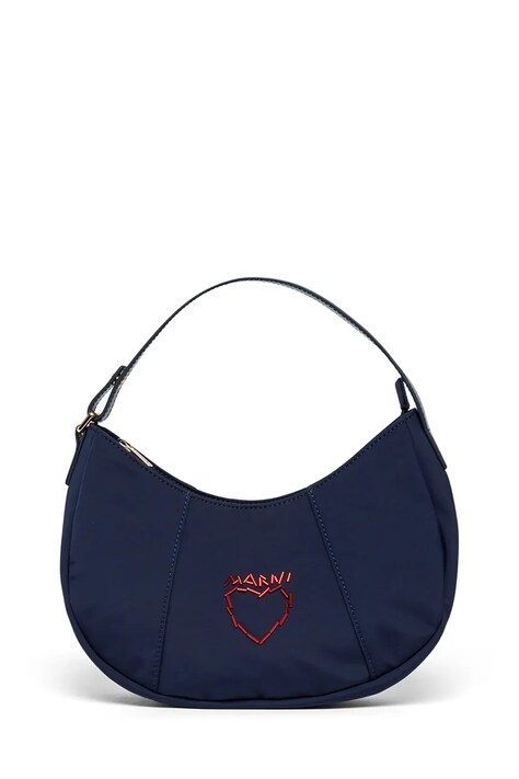 Marni torebka hobo dziecięca granatowa M01981