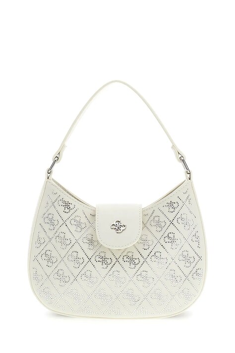 Guess Torebka hobo dziecięca z imitacji skóry beżowa J6BZ34 W4046
