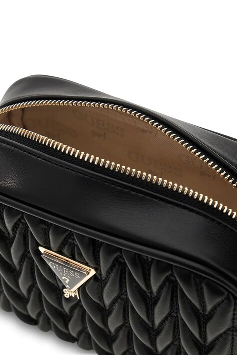 Guess torebka crossbody dziecięca z imitacji skóry czarna J6BZ25 W4035