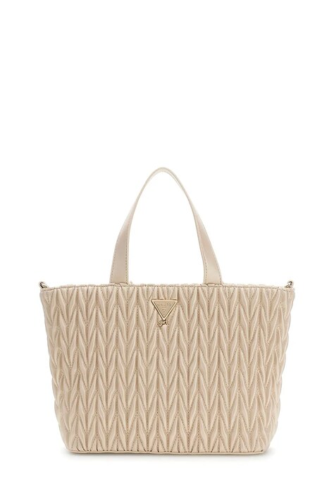 Guess torebka tote dziecięca z imitacji skóry złota J6BZ24 W4034