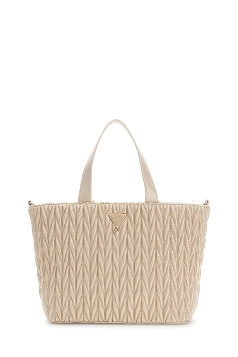 Guess kabelka typu tote detská z imitácie kože zlatá J6BZ24 W4034