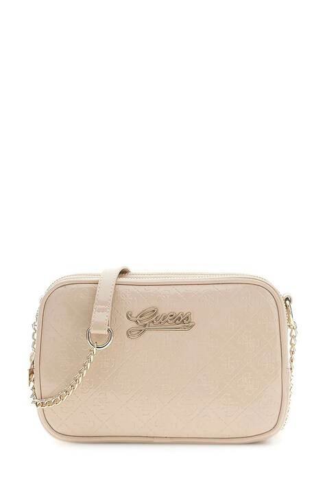 Guess Torebka crossbody dziecięca z imitacji skóry beżowa J6BZ12 W3984