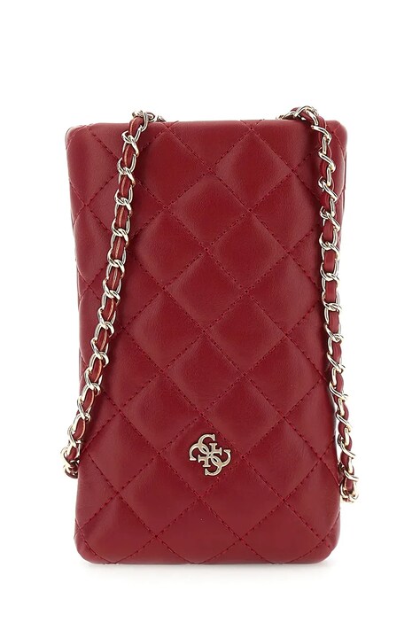 Guess torebka crossbody dziecięca z imitacji skóry bordowa J6BZ02 W3953