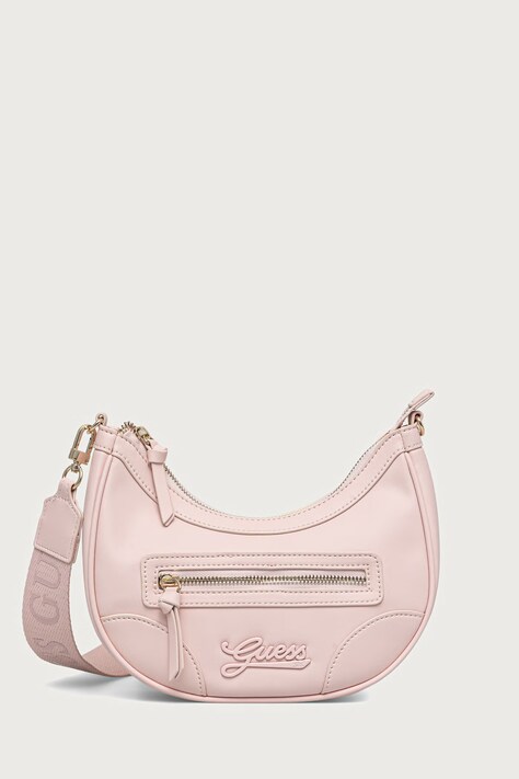 Guess Torebka crossbody dziecięca z imitacji skóry różowa J5YZ05 WGVT0