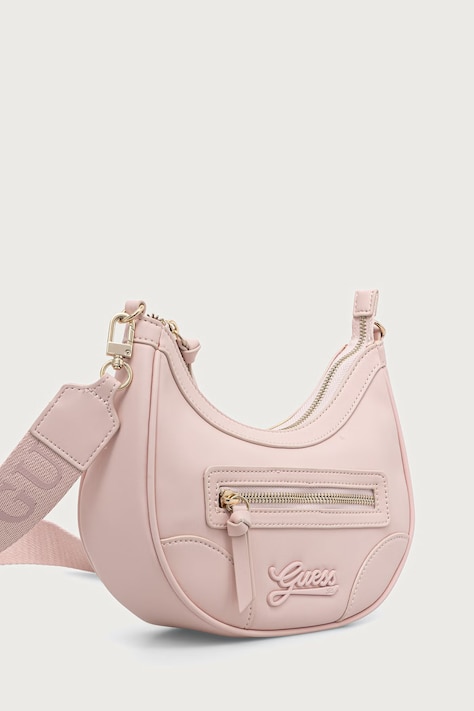 Guess Torebka crossbody dziecięca z imitacji skóry różowa J5YZ05 WGVT0