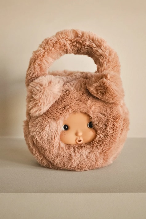 Liewood Kabelka detská Deanna Cleo Plush Doll Handbag ružová LW21689