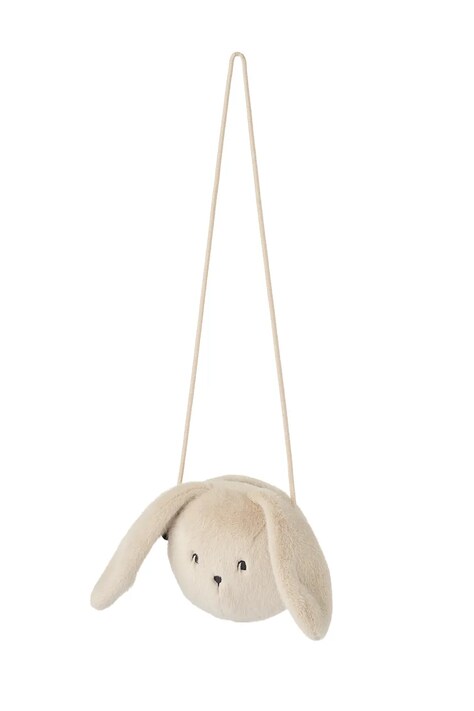 Liewood Crossbody torba za djecu Dianne Plush Rabbit Bag bež LW21195