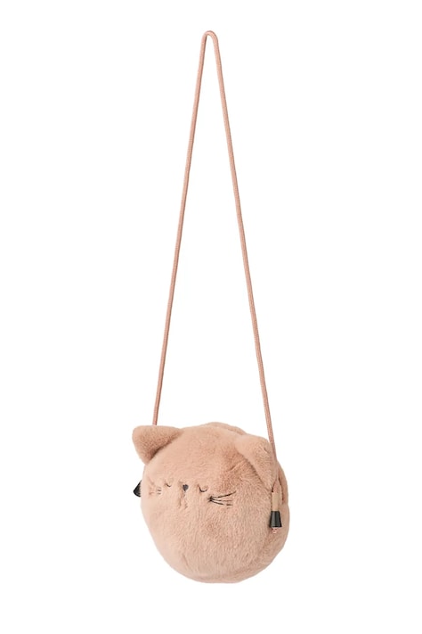 Liewood Crossbody torbica otroška Dianne Plush Cat Bag roza LW21194