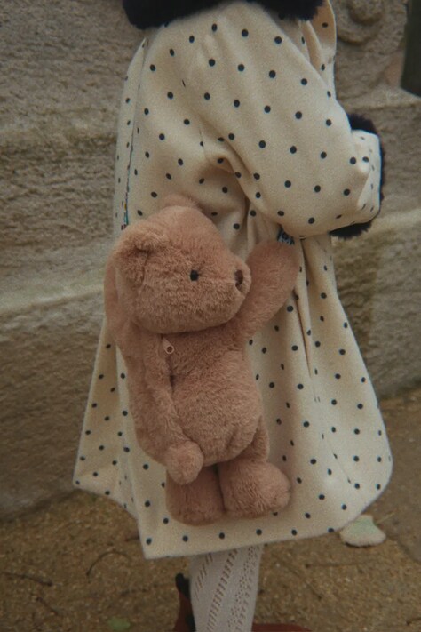 Konges Sløjd Torba za djecu TEDDY BAG bež KS107372