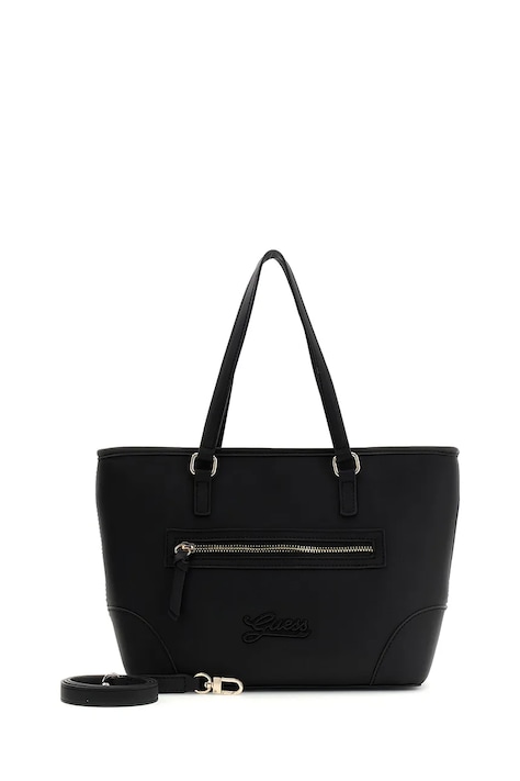 Guess torebka shopper dziecięca z imitacji skóry czarna J6YZ14 W2535